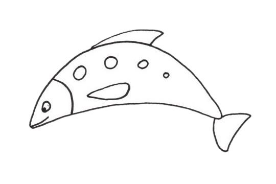 沙丁魚簡筆畫圖片大全作品一