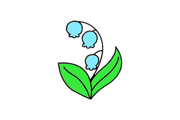 鈴蘭花簡筆畫初探