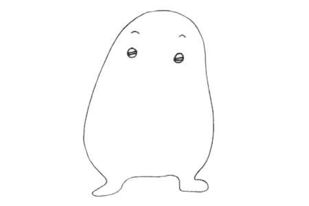 鼴鼠簡筆畫圖片