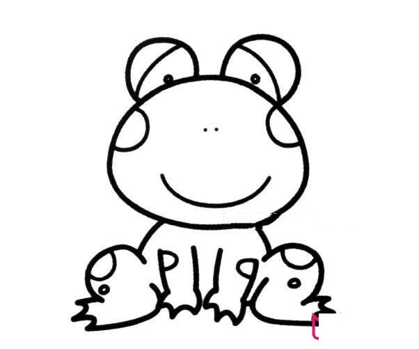 青蛙簡(jiǎn)筆畫圖片大全，可愛的青蛙怎么畫