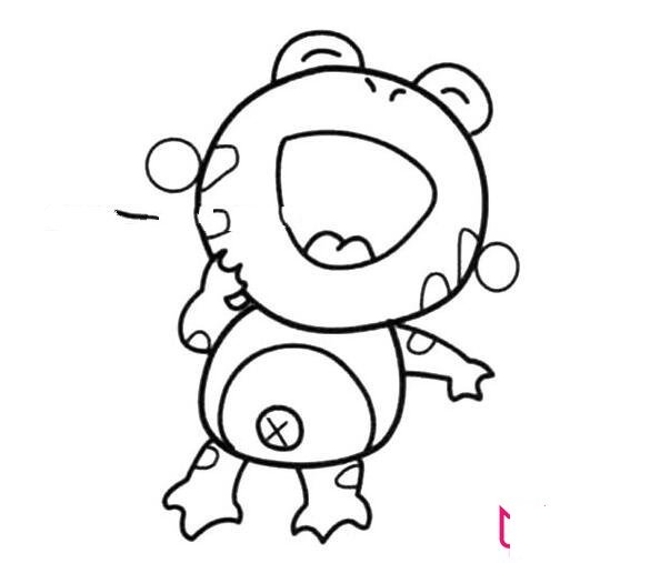 青蛙簡(jiǎn)筆畫圖片大全，可愛的青蛙怎么畫