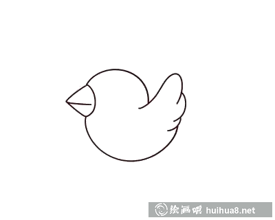 畫小鳥的身體
