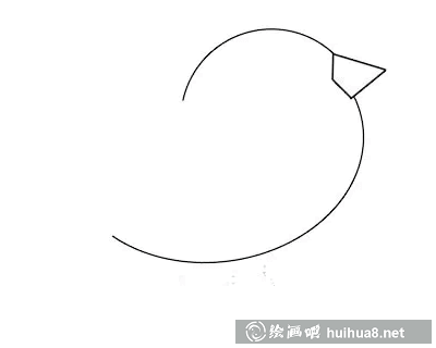 卡通小鳥簡筆畫動畫