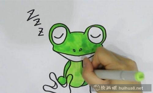 青蛙上色
