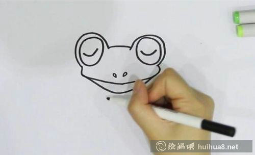 青蛙頭部輪廓