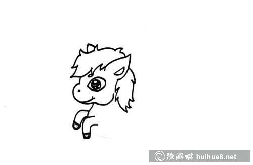幼兒小馬簡筆畫兒童畫怎么畫 簡單可愛小馬簡筆畫教學畫法